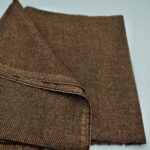 Tessuto Wool & Cachemire Marrone Cuoio
