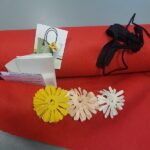 Kit BORSA FLORA ROSSO IN FELTRO