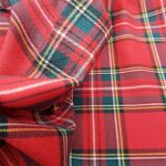 Tessuto Scozzese Twister Rosso