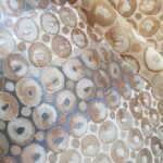 Tenda Devore Cerchi Beige