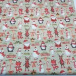 Cotone Natale W La Renna Digital Print