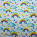 Tessuto Cotone Arcobaleno