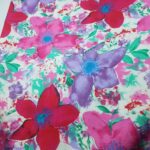 Tessuto Gabardin Elax Fiore Estivo