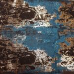Jaquarde Deluxe Lurex Petrolio