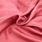 JAQUARDE QUADRI ROSSO