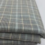 Tessuto FrescoLana Principe dei Galles Grigio