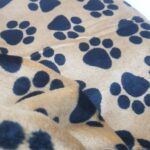 Tessuto Pile Peggy Impronte Beige