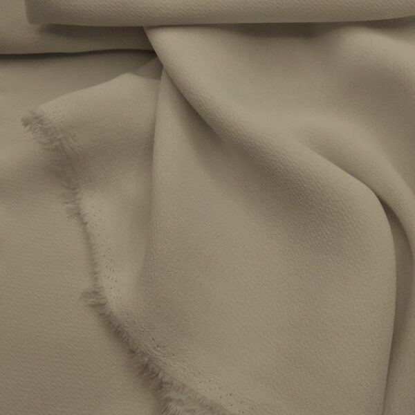 Tessuto Crepe Microelax Bianco