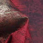 JACQUARDE LUREX BORDEAUX ORO