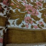 ARREDO VELLUTO DEVORE' ORO ROSA ANTICO