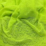 Tessuto Jersycrepelax Giallo Olivastro