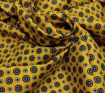 Tessuto Cotone Oekotex Giallo Nero