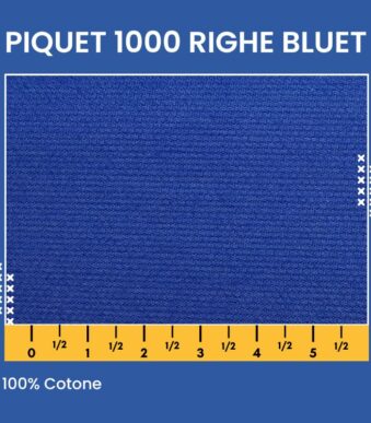 PIQUET 1000 RIGHE BLUET